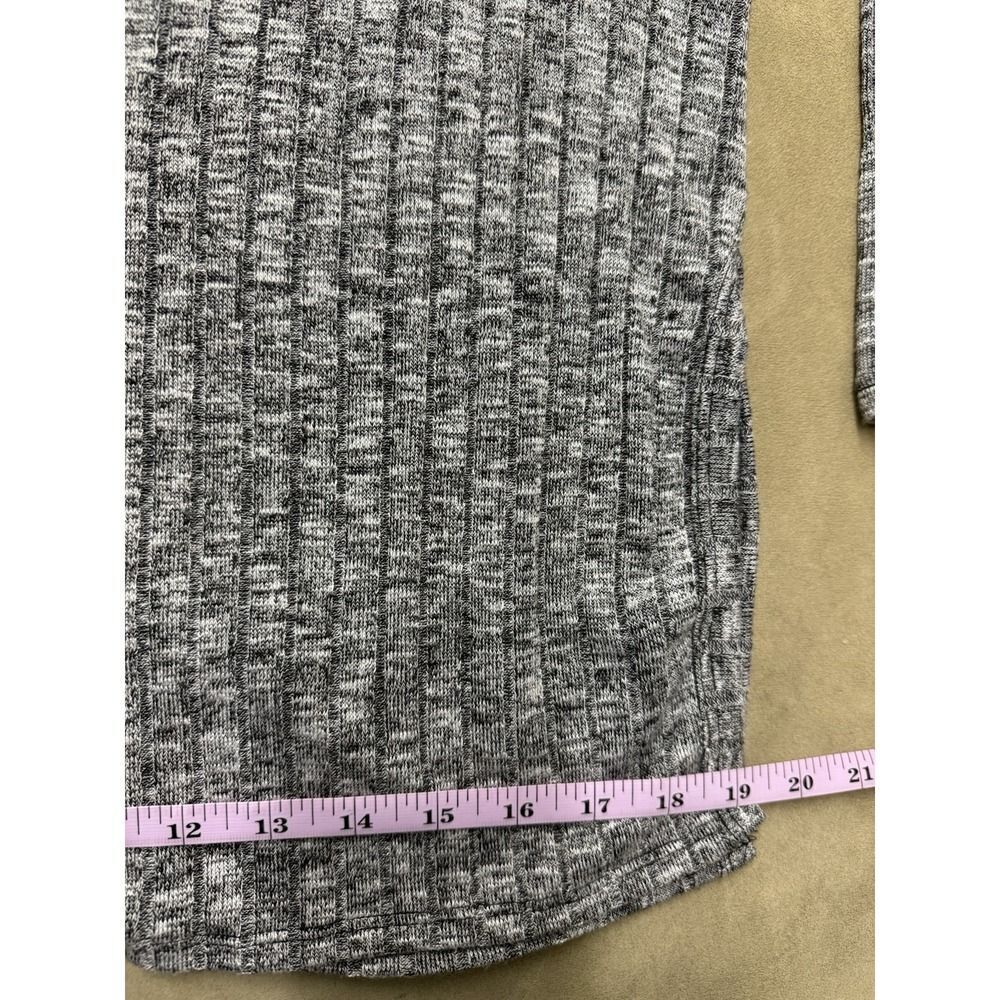 M C Michelle By Comune Grey Ribbed Long Sleeve Sweater. Womens. Sz S - Picture 11 of 11